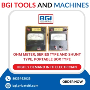 Ohm Meter; Series Type and Shunt Type, portable box type
