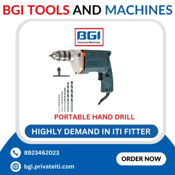 Portable hand drill