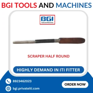 Scraper half round