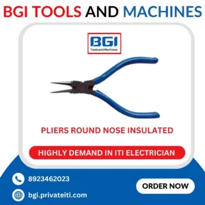 Pliers round nose insulated
