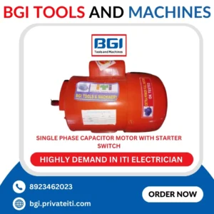 Single Phase Capacitor Motor with starter switch