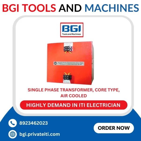 Single phase Transformer, core type, air cooled