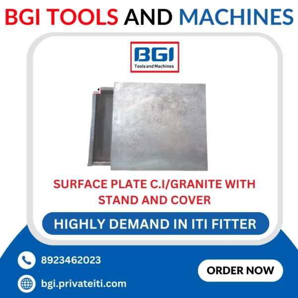 Surface plate C.I/Granite with Stand and Cover