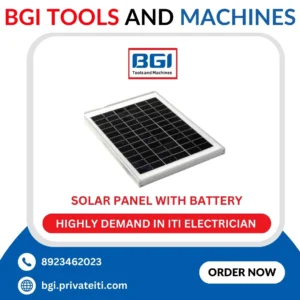 Solar panel with Battery