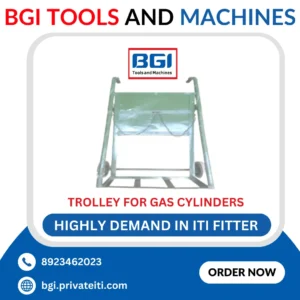 Trolley for gas cylinders