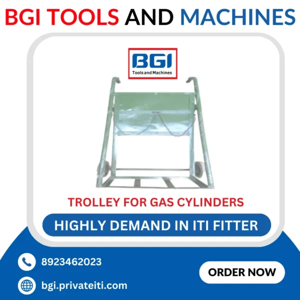 Trolley for gas cylinders