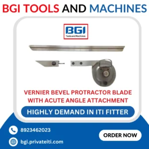 Vernier bevel protractor Blade with Acute Angle Attachment