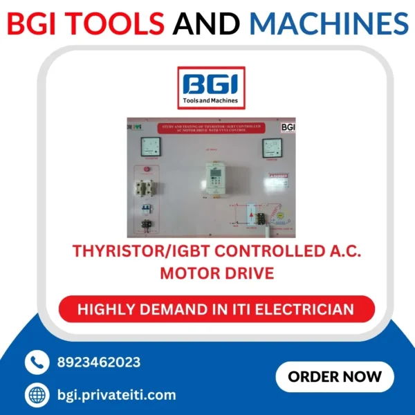 Thyristor/IGBT controlled A.C. motor drive