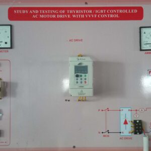 Thyristor/IGBT controlled A.C. motor drive with