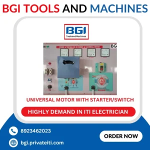 Universal Motor with starter/switch
