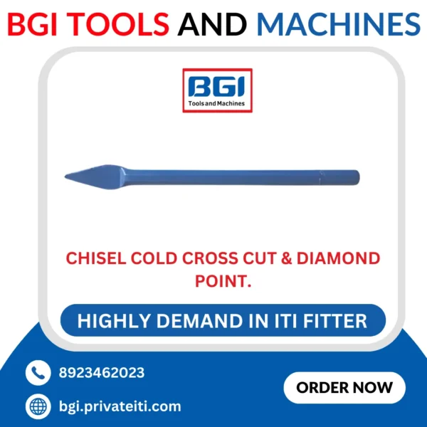 Chisel cold cross cut & diamond point