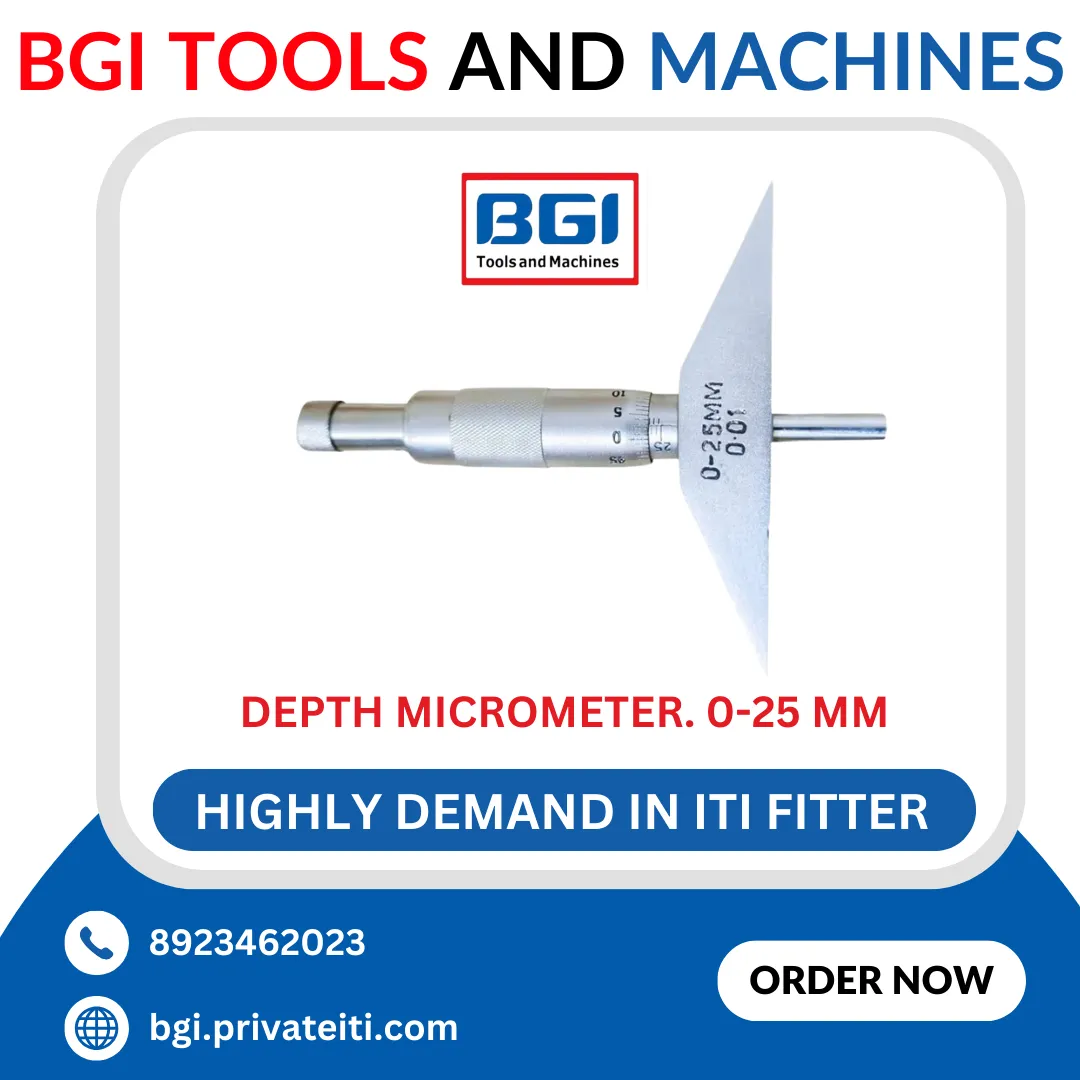 Depth micrometer. 0-25 mm