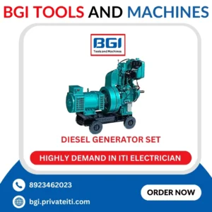 Diesel Generator Set with change over switch, over current breaker and water/ air-cooled with armature, star-delta connections AC 3 phase