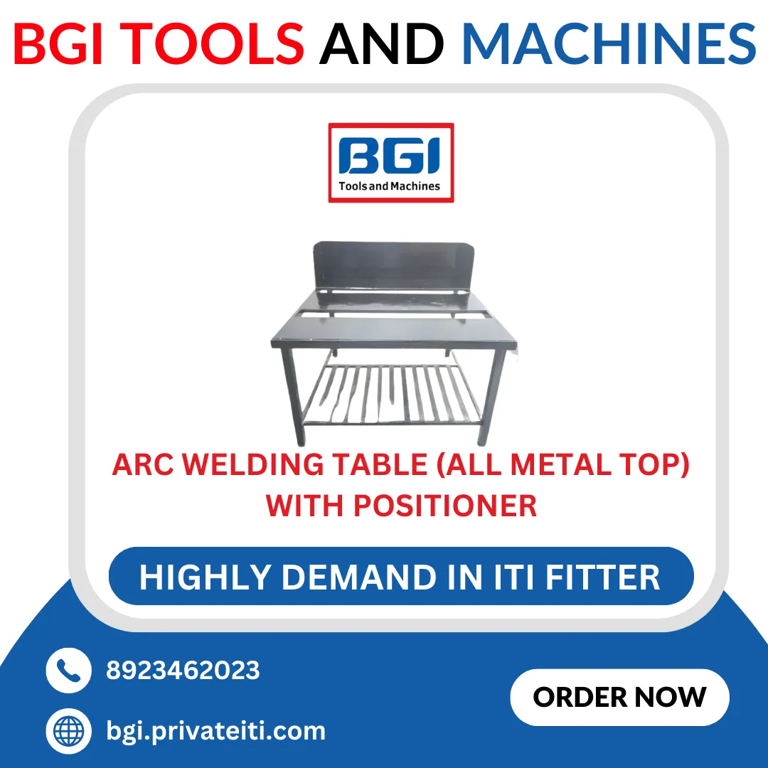 Arc welding table (all metal top) with positioner