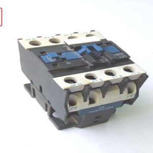 Contactor & auxiliary contacts.