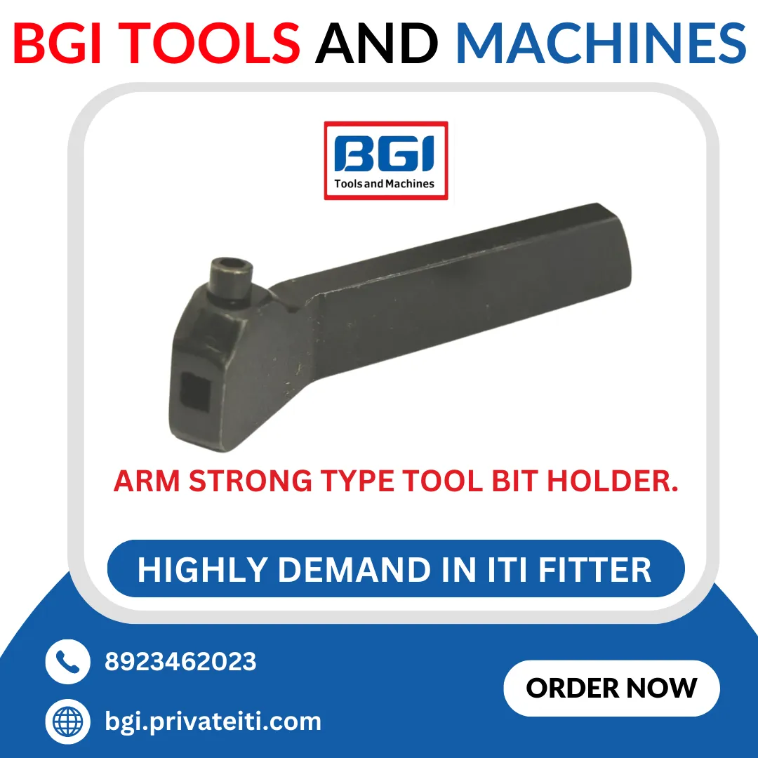 Arm strong type tool bit holder.