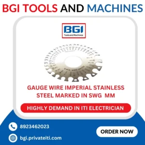 Gauge wire imperial stainless steel marked in SWG  mm