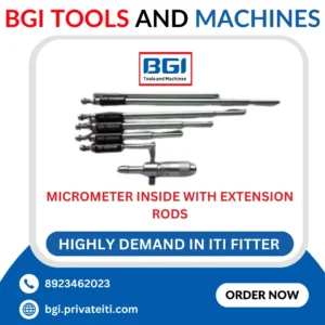 Micrometer inside with extension rods