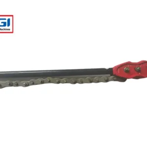 Adjustable pipe chain tonge to take pipes