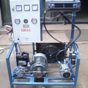 Car A.C components (full kit)a)    Wobble    plate    compressor with mounting brackets.b) Serpentine Evaporatorc) Parallel Flow Condenserd)        Hoses,    tubes,    Receiver, Ex.valve.e) Electrical components & wiring Harness