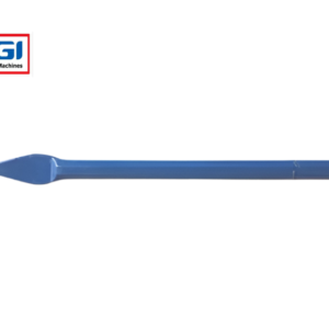 Chisel cold cross cut & diamond point.