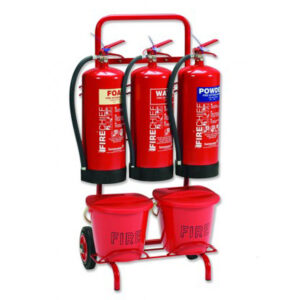Fire Extinguisher and buckets
