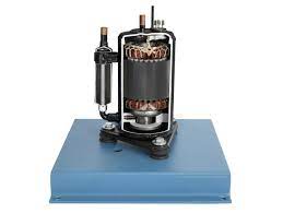 Rotary hermetic compressor
