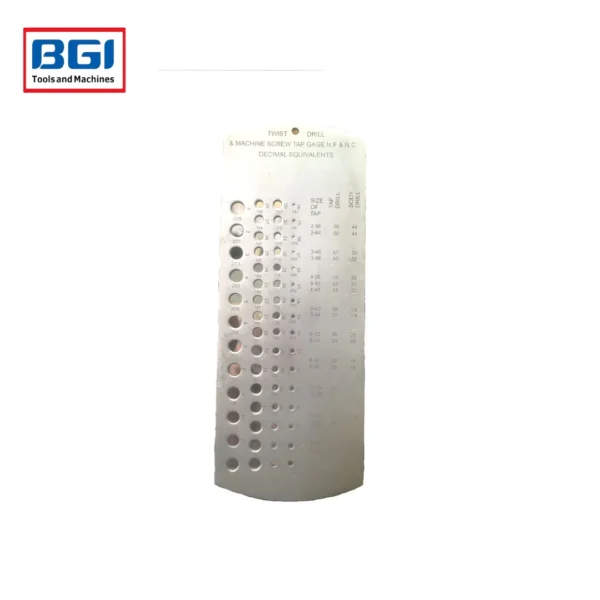 drill bit gauge 1 to 60