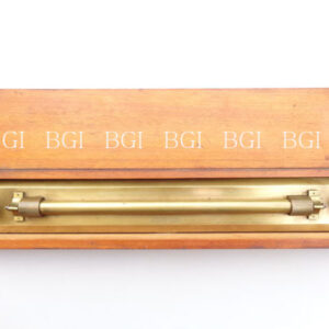 Brass parallel rulers in a case
