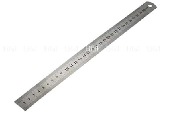 Steel rule 30 cm inch and metric
