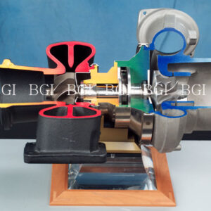 Turbocharger cut sectional view