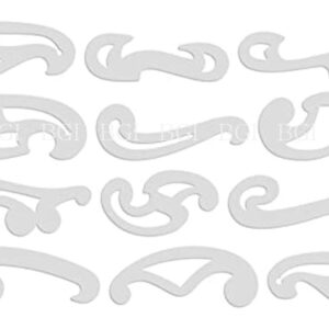 French-curves (set of 12 celluloid)