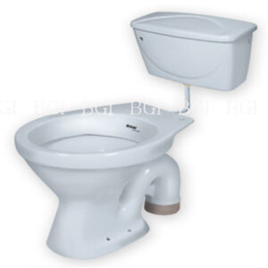Water  closet  (European  type  p)  complete with over head cistern